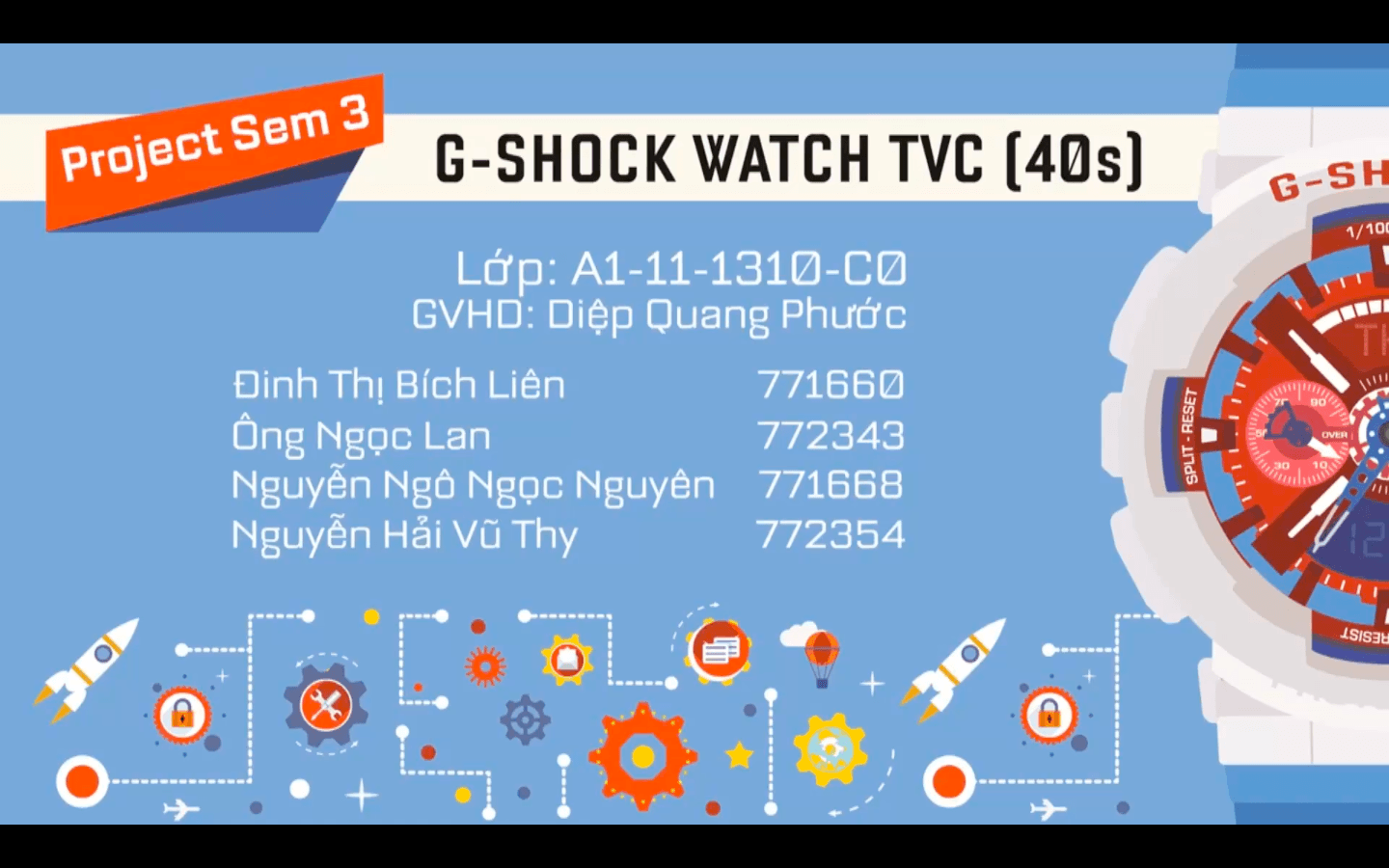 Project – gshock watch
