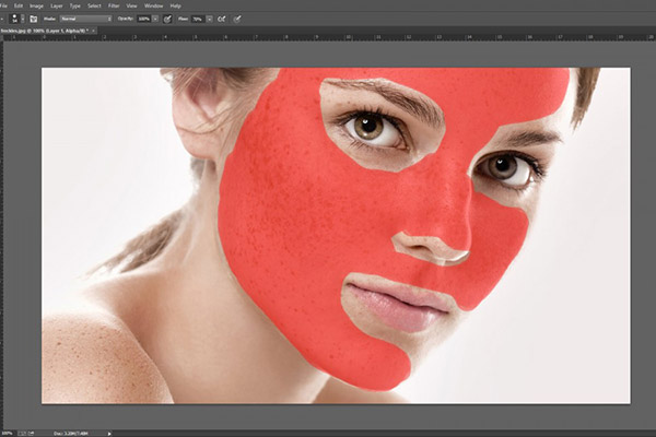 làm mịn da bằng photoshop
