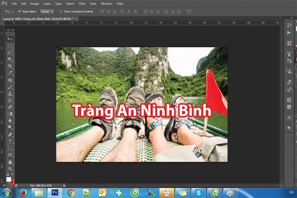 Tạo nền cho chữ trong Photoshop như thế nào?