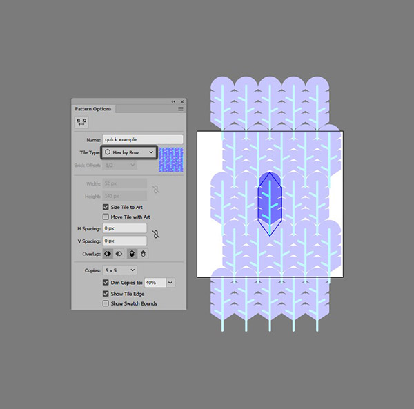 sap-xep-pattern-kieu-hex-by-row