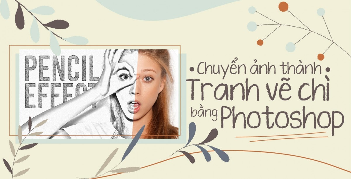 Cách chuyển hình thành nét vẽ trong photoshop