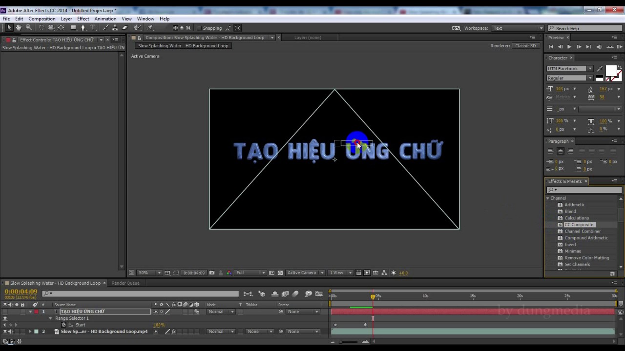 Font chữ đẹp cho After Effect