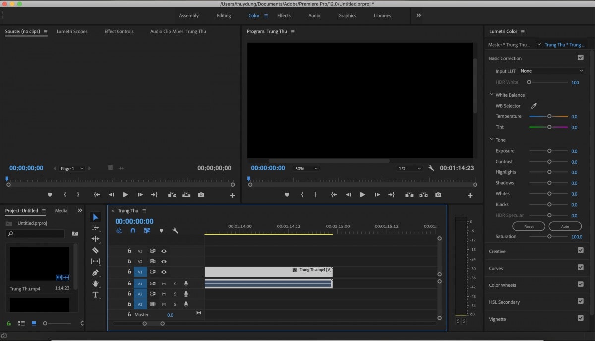 ToolBox trong Adobe Premiere  Tìm hiểu bộ công cụ trong Premiere