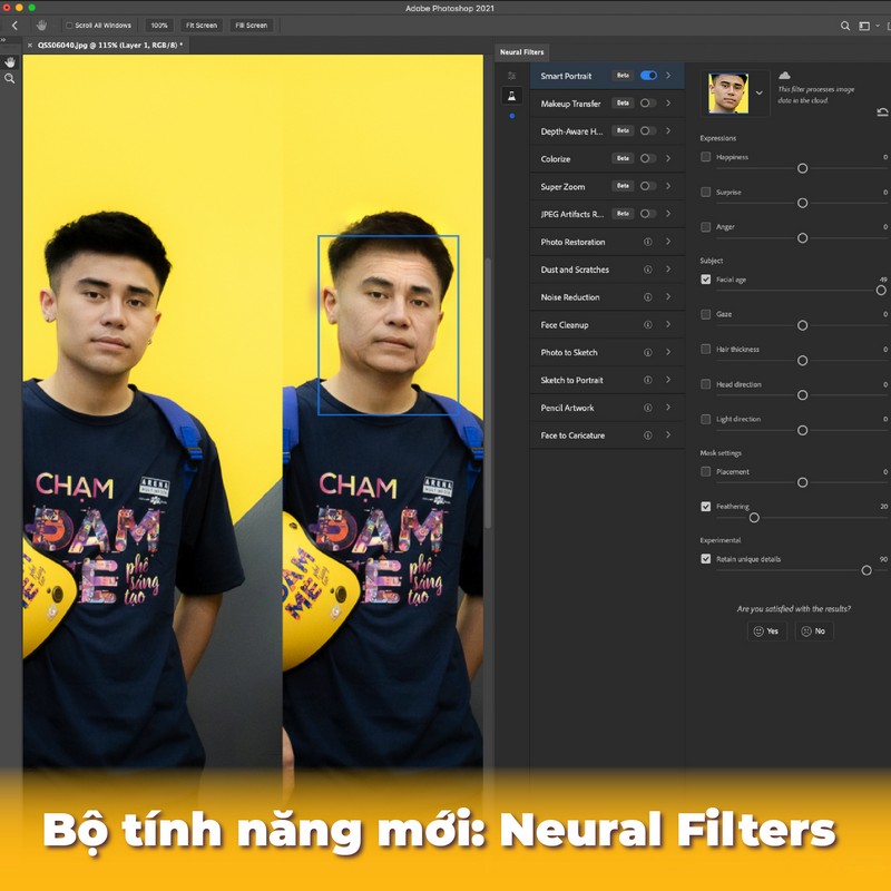 Bộ tính năng Neural Filters