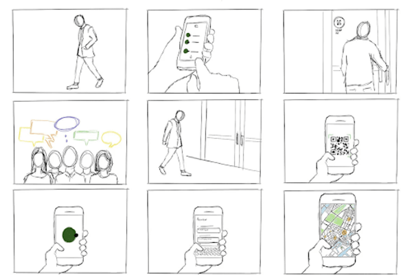 Các bước để tạo ra một Storyboard