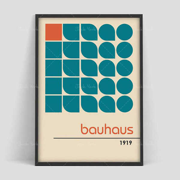 Ứng dụng của phong cách Bauhaus trong thiết kế
