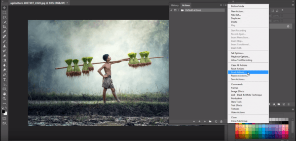 Các yếu tố cần lưu ý trong Action Photoshop