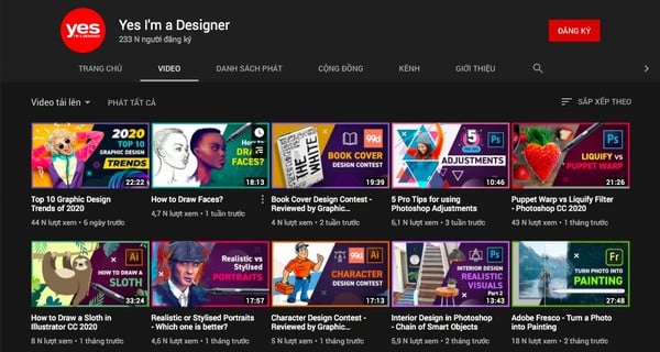 Top 5 kênh Youtube khơi nguồn cảm hứng khi thiết kế đồ họa 
