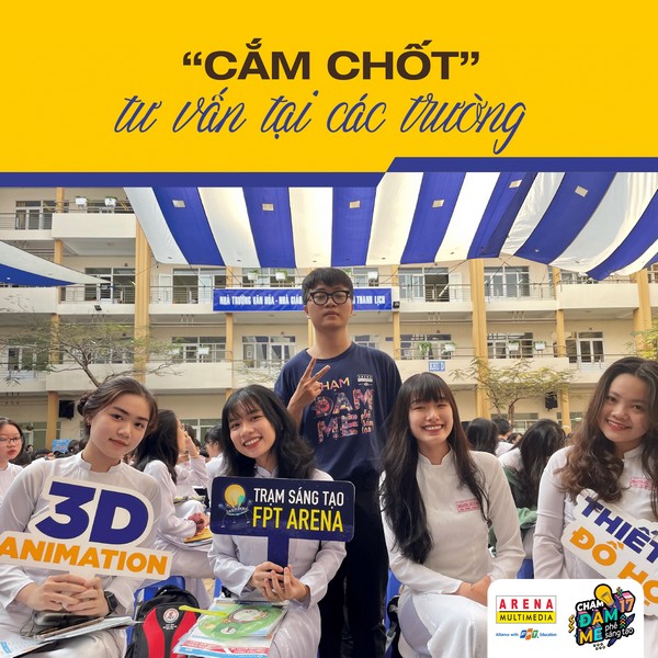 FPT Arena luôn là người bạn đồng hành của các bạn học sinh