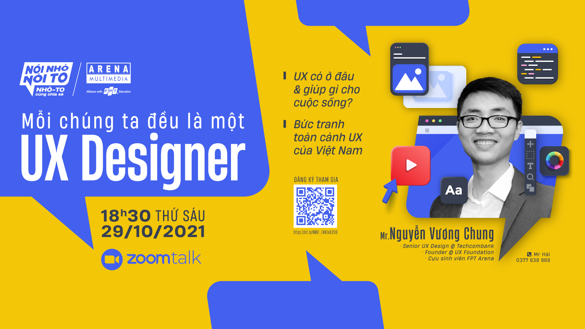 Zoom Talk “Mỗi chúng ta đều là một UX Designer”