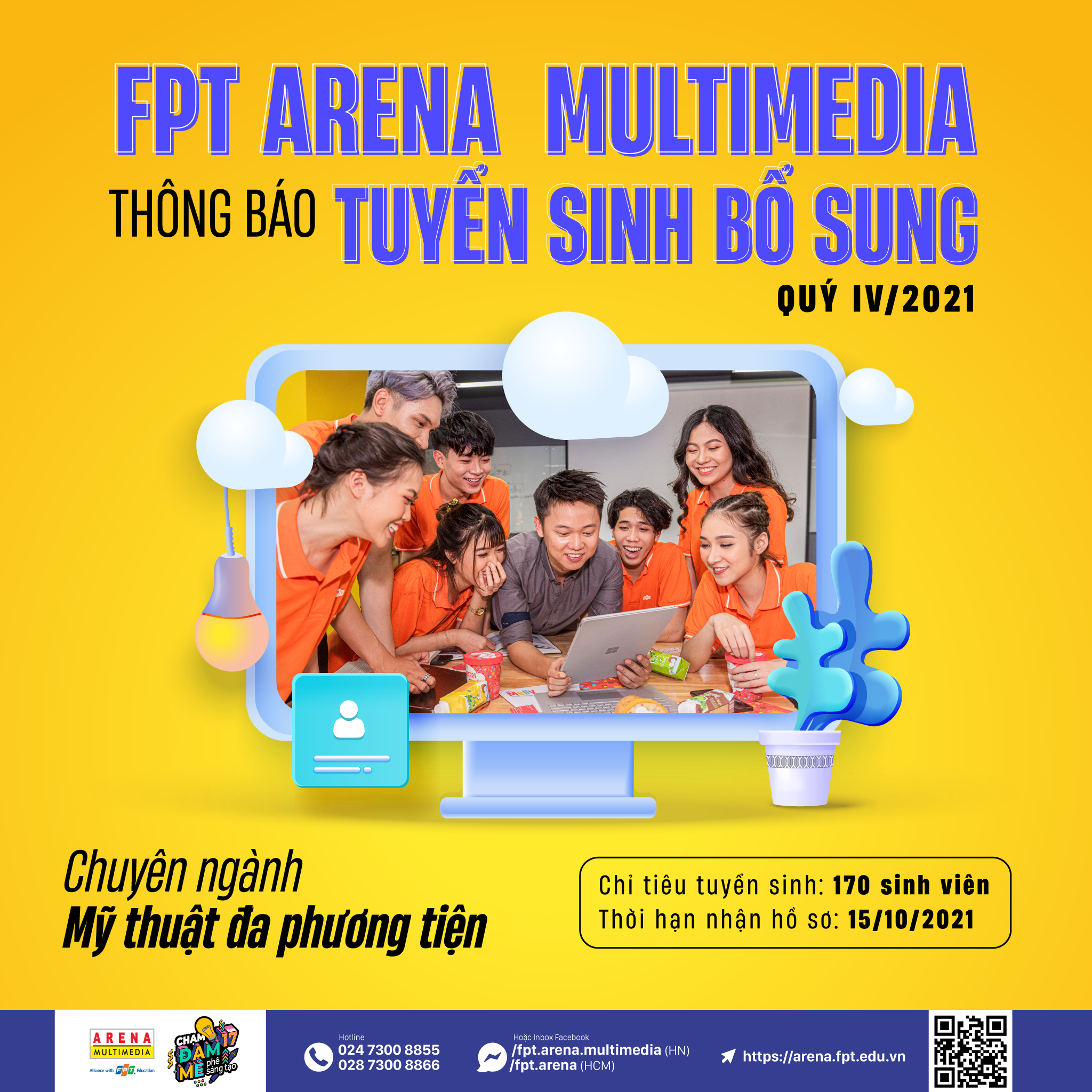 FPT Arena Multimedia thông báo đăng ký