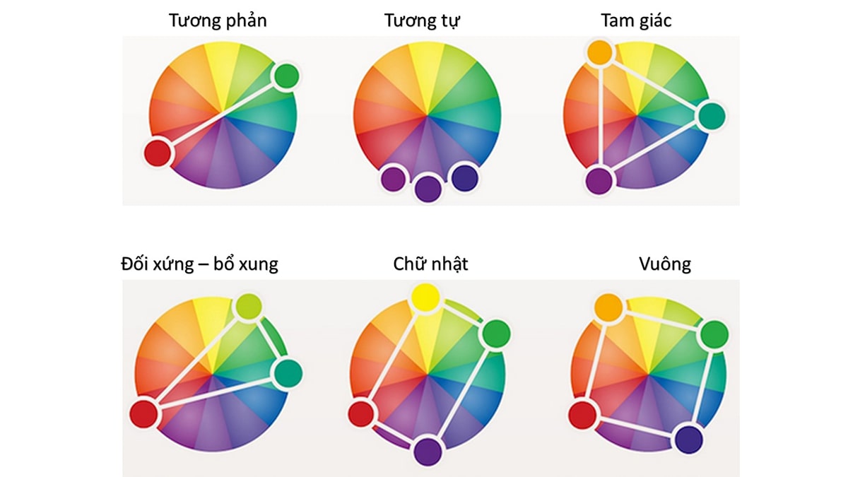 Tìm hiểu về bảng phối màu vẽ cơ bản trong hội họa