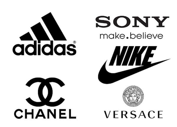 Màu đen được nhiều thương hiệu sử dụng trong việc thiết kế logo 