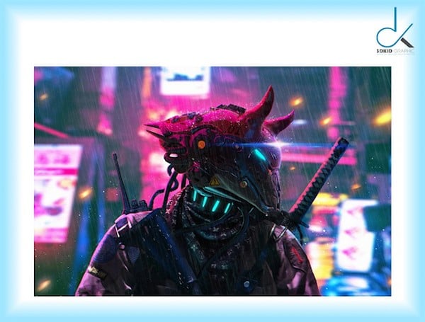 Tựa game cyberpunk sử dụng màu neon