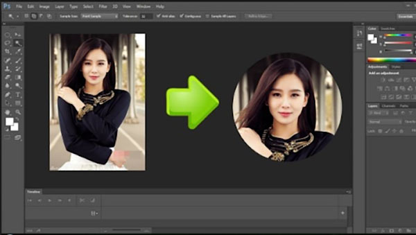 Những cách cắt ảnh trong photoshop đơn giản cho người mới