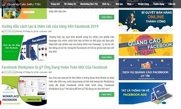 Hình ảnh minh họa Thumbnail trên các trang web và blog