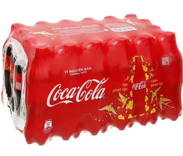 Một mẫu bao bì sơ cấp cho dòng sản phẩm phục vụ tết của Cocacola