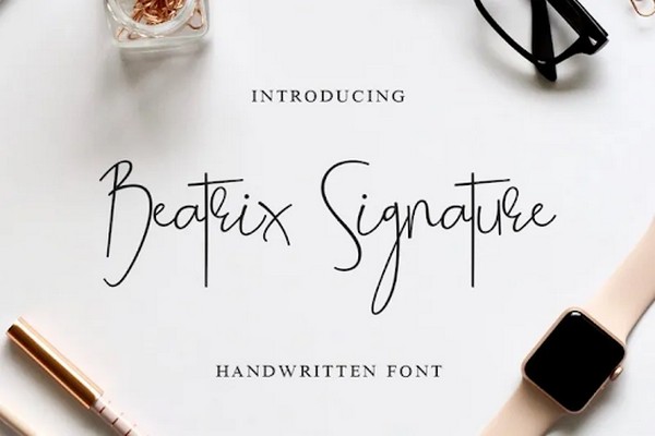 Font chữ Beatrix Signature