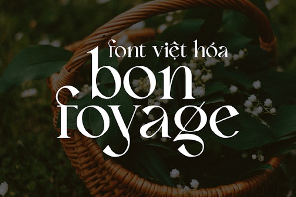 Font chữ Bon Foyage 