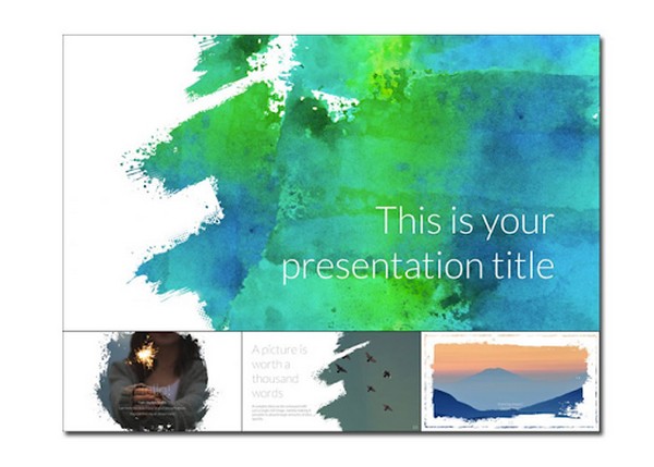 Mẫu powerpoint đẹp và thu hút của google