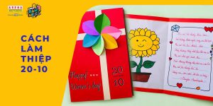Cách làm thiệp 20-10