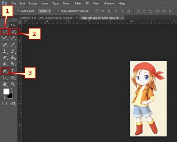 Cách tạo bóng trong photoshop dành cho đối tượng là nhân vật