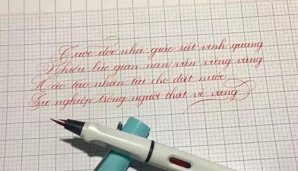 Lựa chọn loại bút khi viết thiệp dành tặng cho mẹ