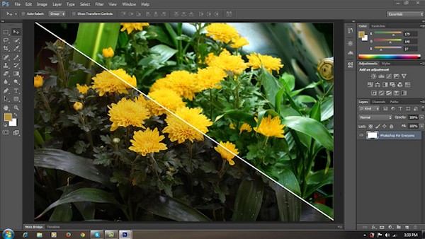 Hướng dẫn chỉnh sáng trong photoshop siêu đơn giản