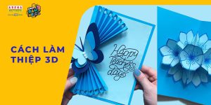 cách làm thiệp 3D