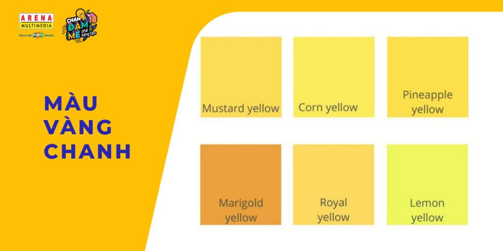 Màu vàng chanh là màu gì?