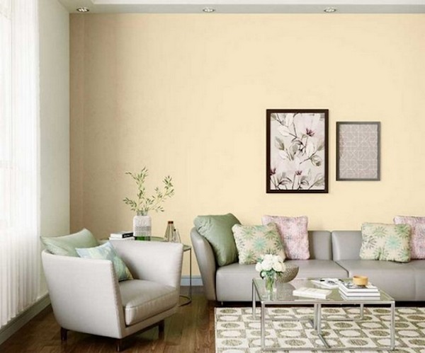 Ứng dụng màu kem trong sơn tường mang đến không gian rộng rãi hơn