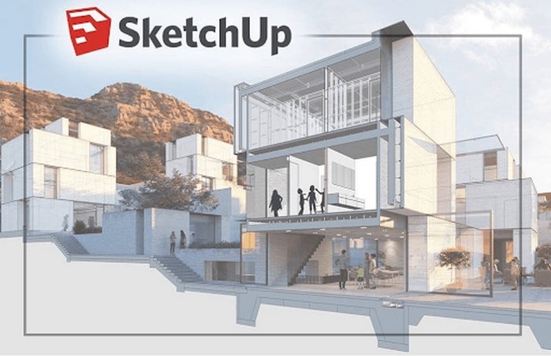 SketchUp được sử dụng rộng rãi trong lĩnh vực kiến trúc, nội thất, quy hoạch đô thị và giáo dục