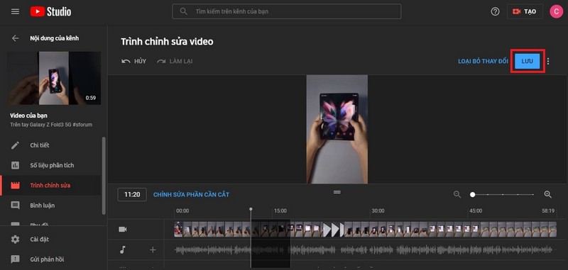 Hướng dẫn cắt video YouTube từ kênh của bạn
