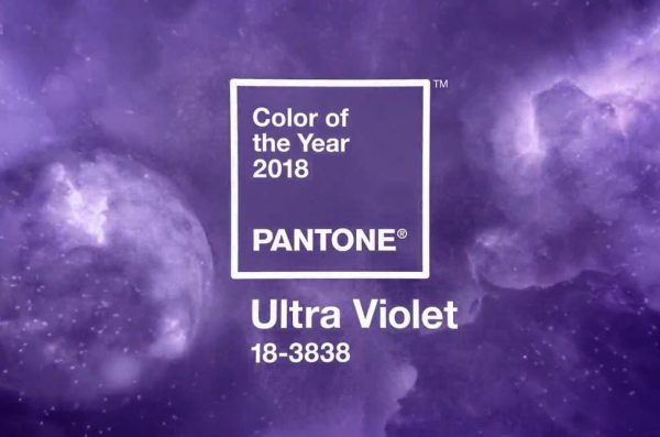 Màu tím từng được bình chọn là màu của năm 2018