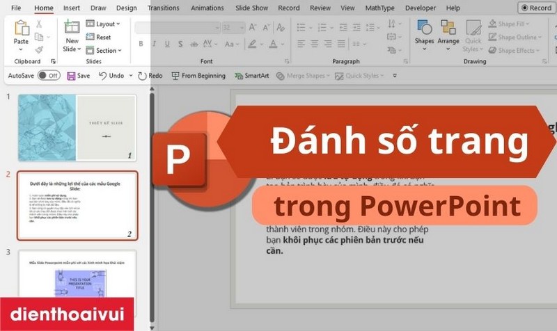 Cách đánh số trang trong Powerpoint giúp quản lý nội dung trình chiếu dễ dàng