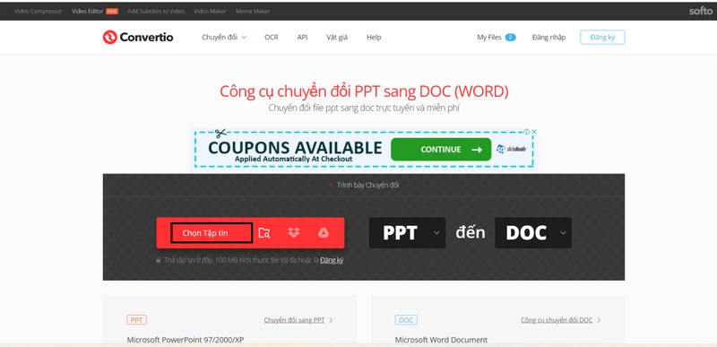 Mẹo chuyển file Powerpoint sang Word theo cách online 