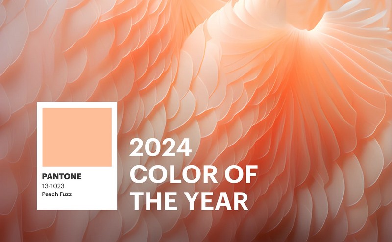 Peach Fuzz - Hồng Cam Đào là màu của năm 2024