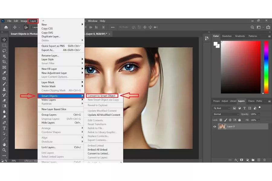 7 bước cơ bản học học Photoshop cho người mới bắt đầu 4 Tìm hiểu Mask và Smart Object giúp người mới học Photoshop nắm vững kỹ thuật chỉnh sửa chuyên nghiệp và linh hoạt.