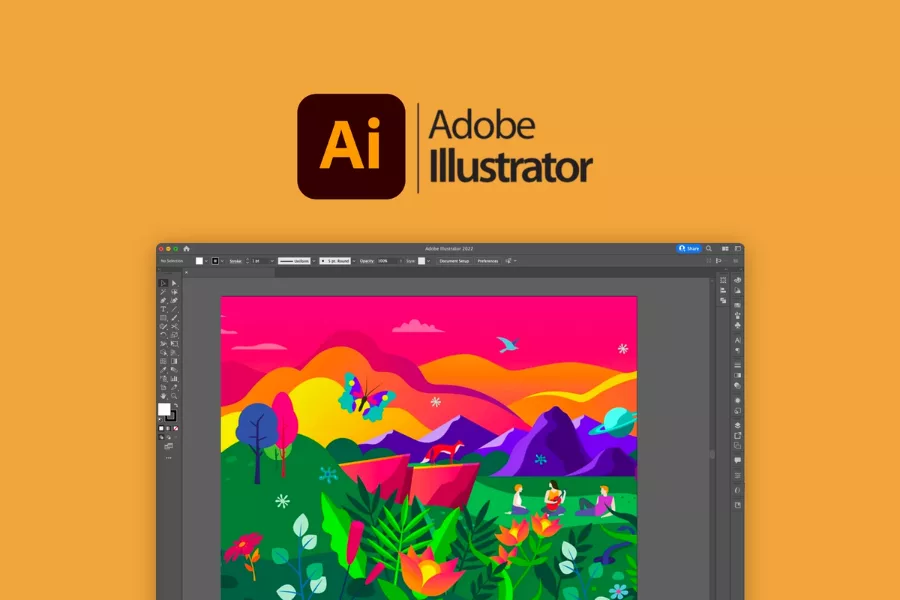 Các bước học Illustrator cơ bản mà bạn không thể bỏ qua 1 Làm quen với giao diện làm việc của Adobe Illustrator là bước đầu quan trọng trong quá trình học Illustrator cơ bản, giúp người dùng thao tác nhanh chóng và hiệu quả hơn