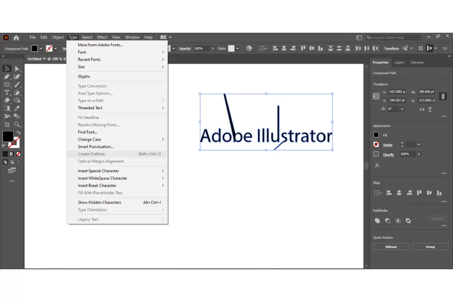 Các bước học Illustrator cơ bản mà bạn không thể bỏ qua 4 Khi học Illustrator cơ bản, việc thành thạo cách xử lý văn bản và bố cục chữ giúp bạn nâng cao khả năng thiết kế đồ họa và truyền tải thông điệp hiệu quả