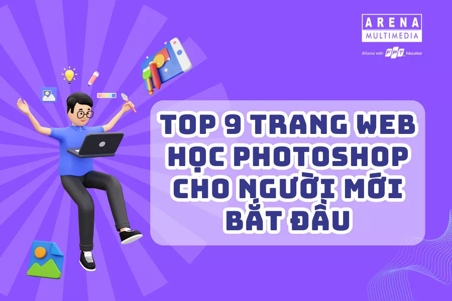 Top 9 trang web học photoshop cho người mới bắt đầu