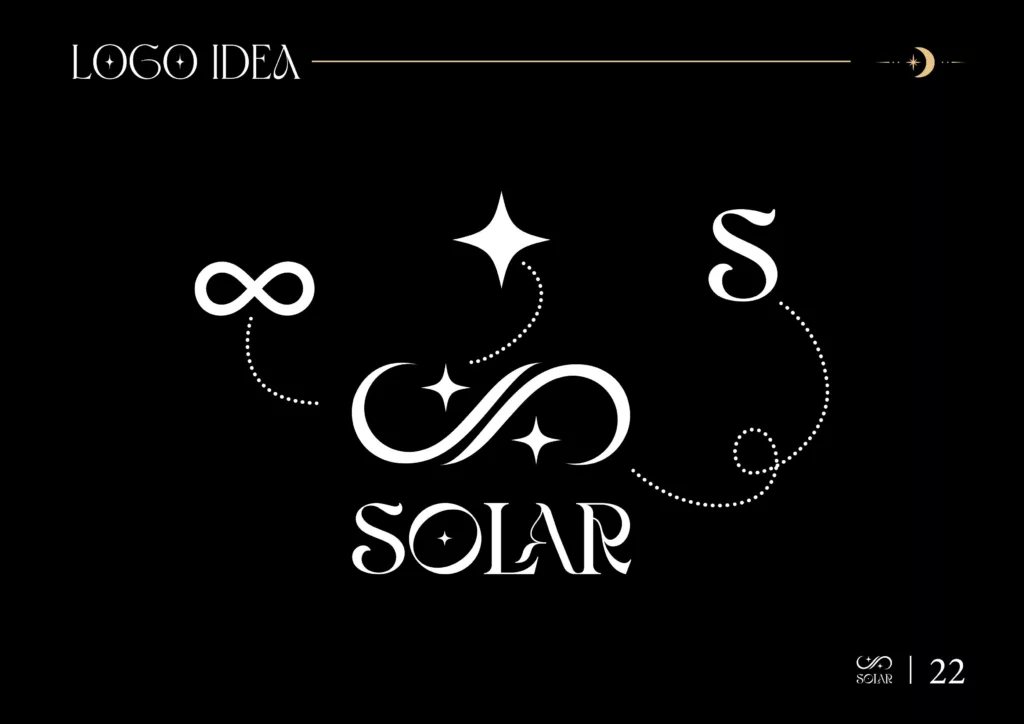 Solar – Hidden Bar: Hành trình cảm xúc bắt đầu từ một đồ án thiết kế đến từ sinh viên FPT Arena Multimedia 2 Logo idea - Đồ án Solar