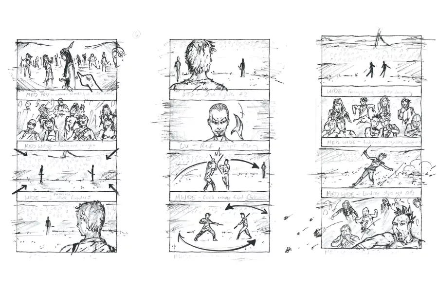 Storyboard là gì? Vì sao bạn cần tạo Storyboard? 1 Storyboard là tập hợp các khung hình được sắp xếp theo trình tự thời gian để thể hiện một câu chuyện hoặc nội dung theo kịch bản.