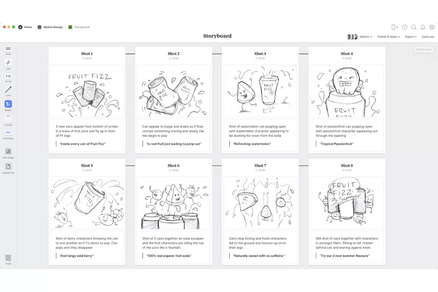 FPT Arena chỉ bạn 3 lưu ý khi tạo một Storyboard hoàn chỉnh 1 Thông điệp trong storyboard cần xác định rõ nội dung cốt lõi và giữ mạch truyện nhất quán