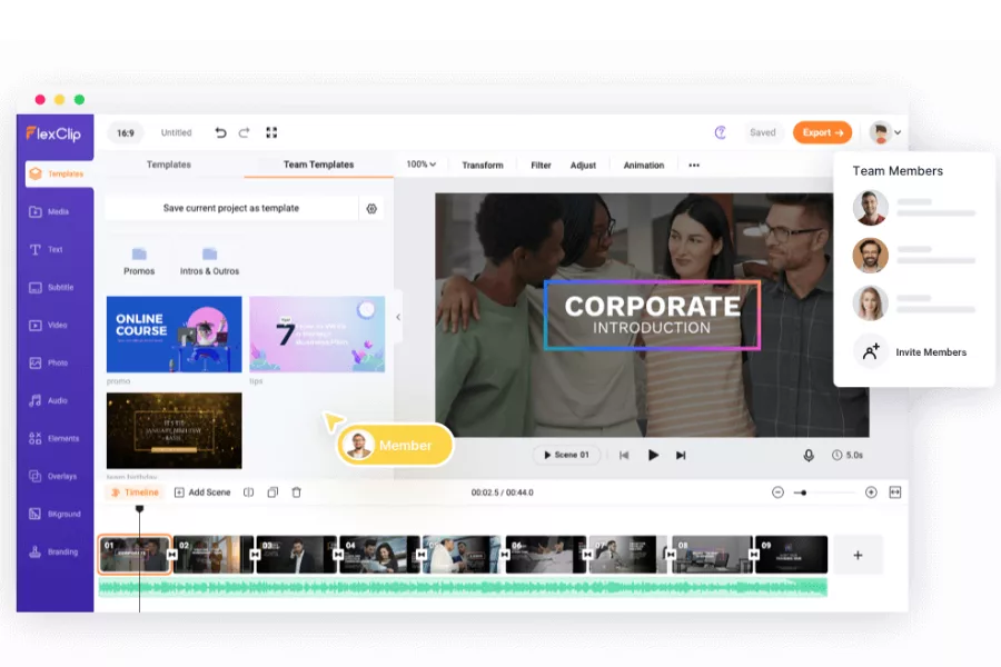 Top 5 phần mềm edit video online miễn phí giúp bạn làm video mà không cần cài đặt 3 FlexClip là một trong những công cụ edit video online miễn phí phổ biến nhất hiện nay.