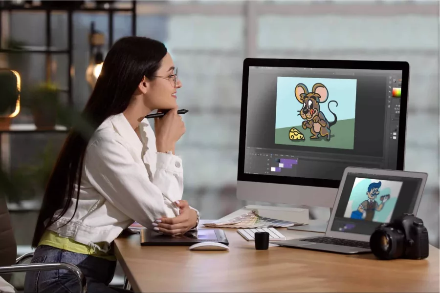 FPT Arena bật mí những công việc hot của ngành Motion Design & 2D Content hiện nay 1 Motion Graphics Designer là người tạo ra các chuyển động đồ họa, tích hợp giữa hình ảnh, chữ và âm thanh để tạo ra video truyền thông, TVC, intro, quảng cáo social media.