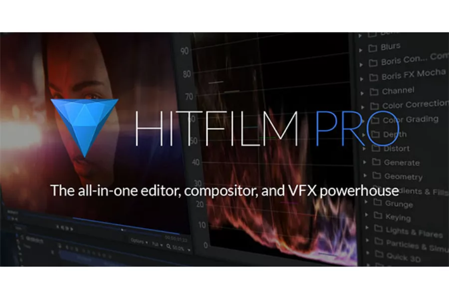 So sánh ưu và nhược điểm của 7 phần mềm dựng phim chuyên nghiệp phổ biến hiện nay 3 HitFilm Pro kết hợp dựng phim truyền thống với khả năng làm VFX mạnh mẽ.