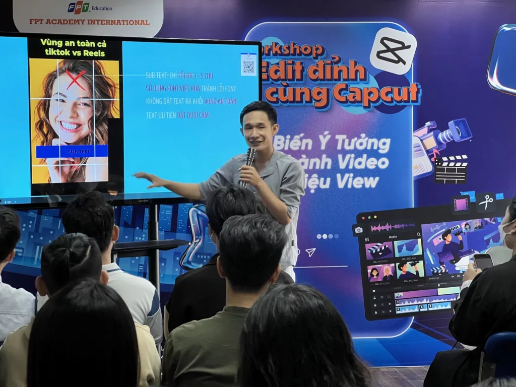 Truyền lửa sáng tạo cùng workshop “Edit đỉnh cùng CapCut – Biến ý tưởng thành video triệu views” 1 Diễn giả Nguyễn Ngọc Hòa - Editor, Filmmaker và Content Creator dày dạn kinh nghiệm