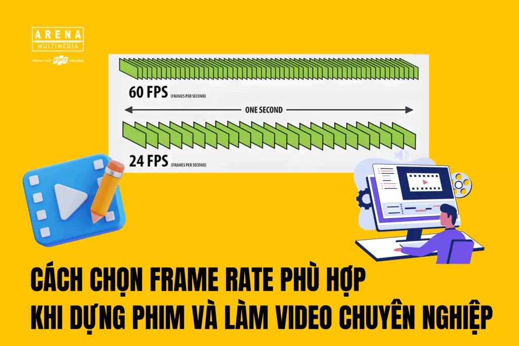 Cách chọn frame rate phù hợp khi dựng phim và làm video chuyên nghiệp