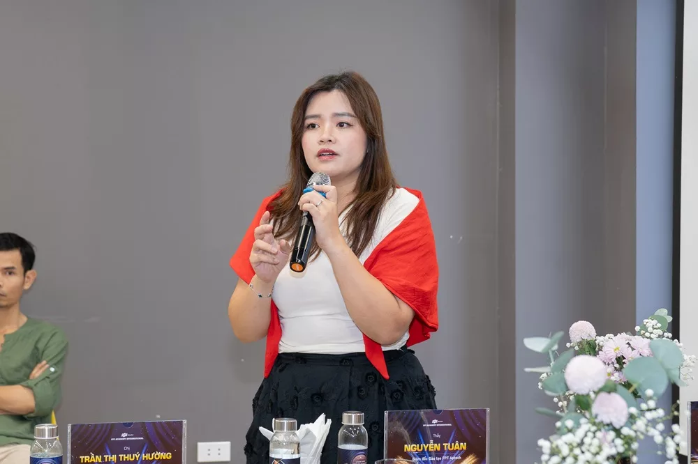 Viện Đào tạo Quốc tế FPT "giải mã" con đường sự nghiệp tại Lễ khai giảng Summer 2025 đầy cảm hứng 4 Chị Trần Hường – Trưởng ban CTSV Viện đào tạo quốc tế FPT